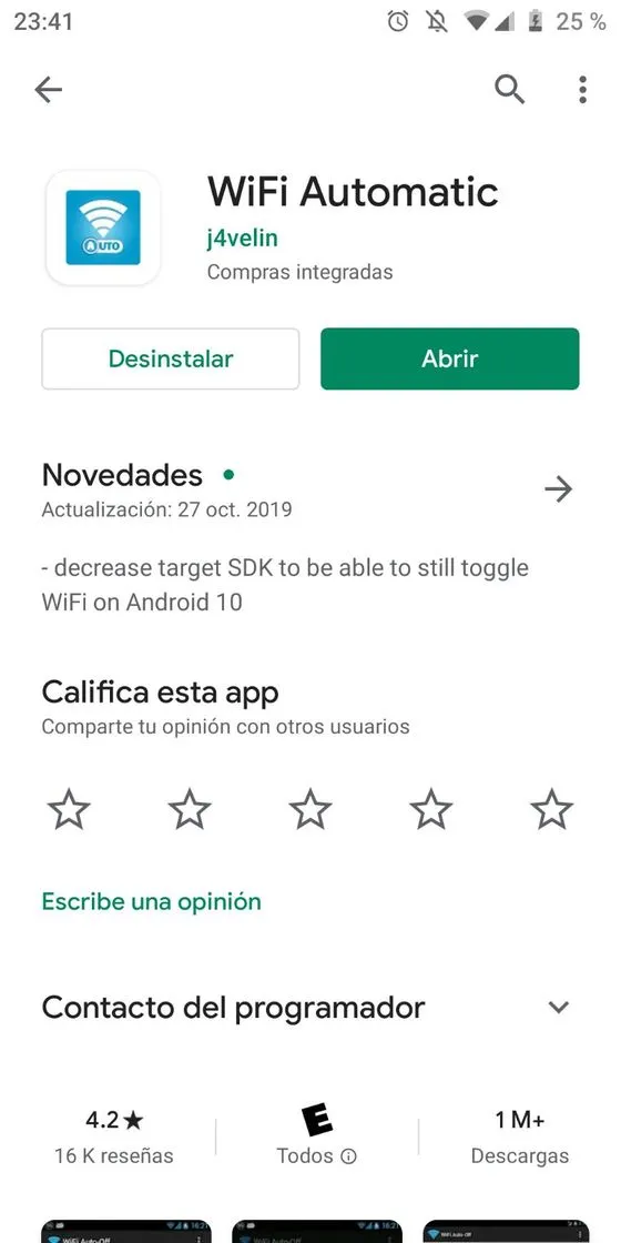Wifi automátic