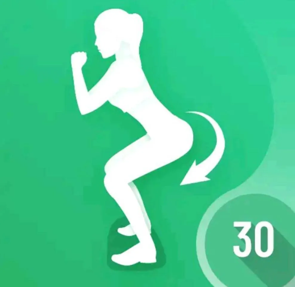 30 Dias Exercícios para Pernas Glúteos & Barriga