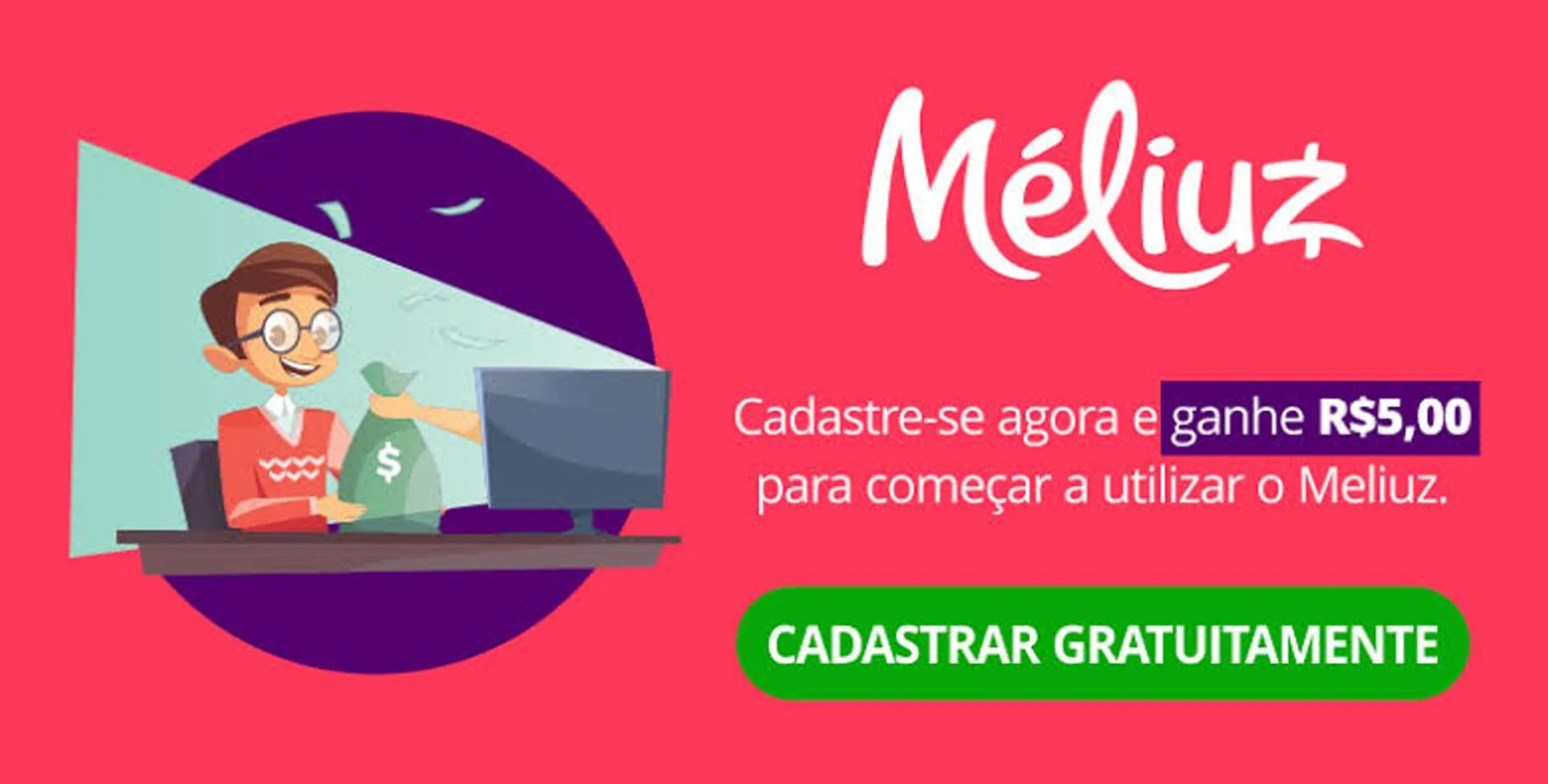 Ganhe dinheiro usando o meliuz.