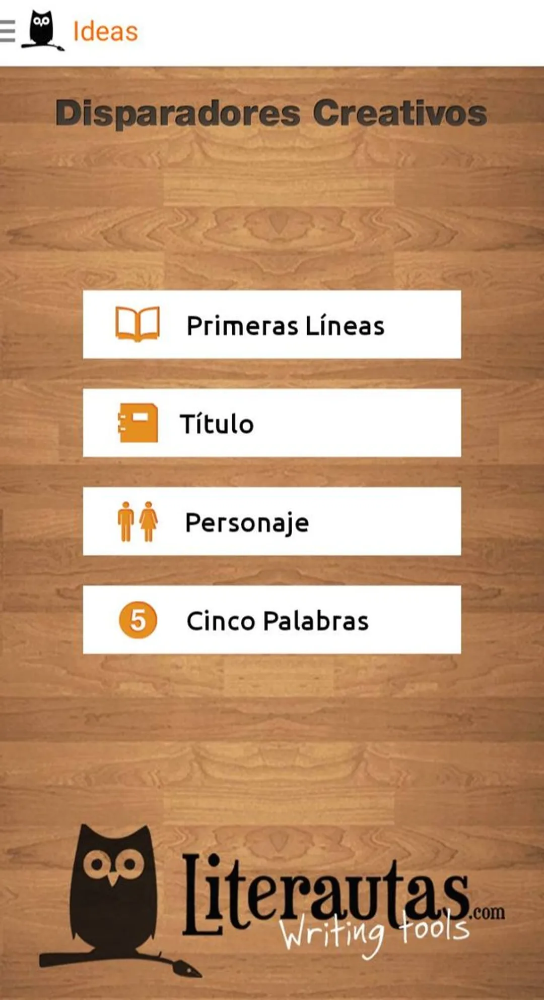 iDeas para Escribir
