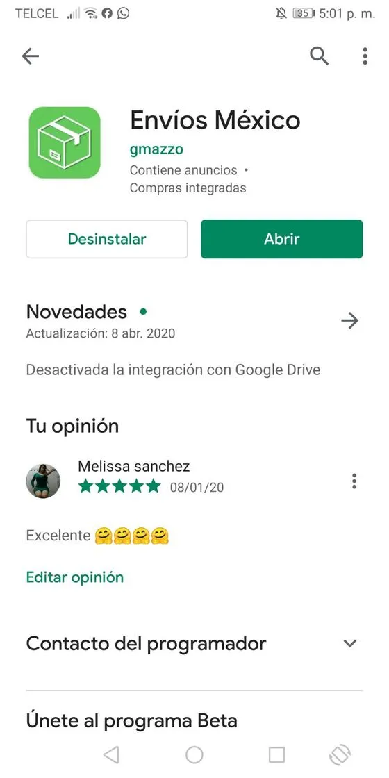 App para rastrear envios del extranjero a México