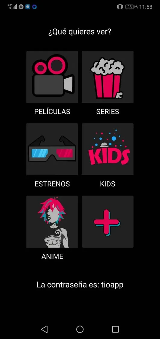 Apps de series, películas, estrenos etc.