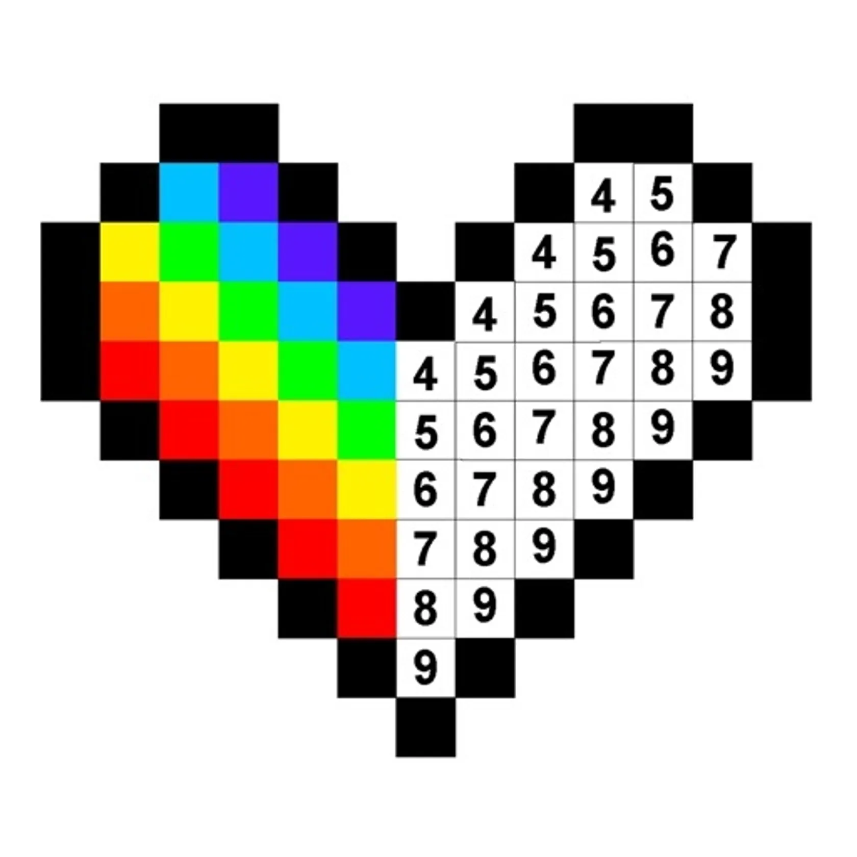 Pixel para colorear – No.Draw