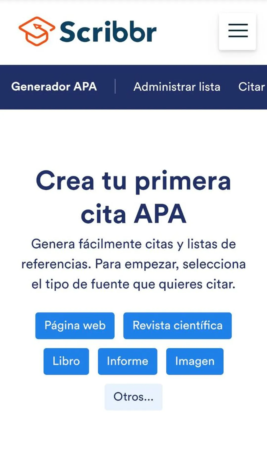 App para generar citas