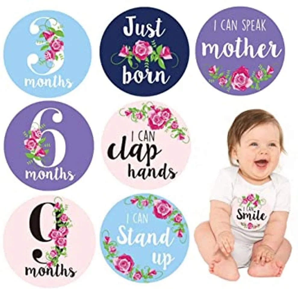 Baby photo pegatinas de embarazo