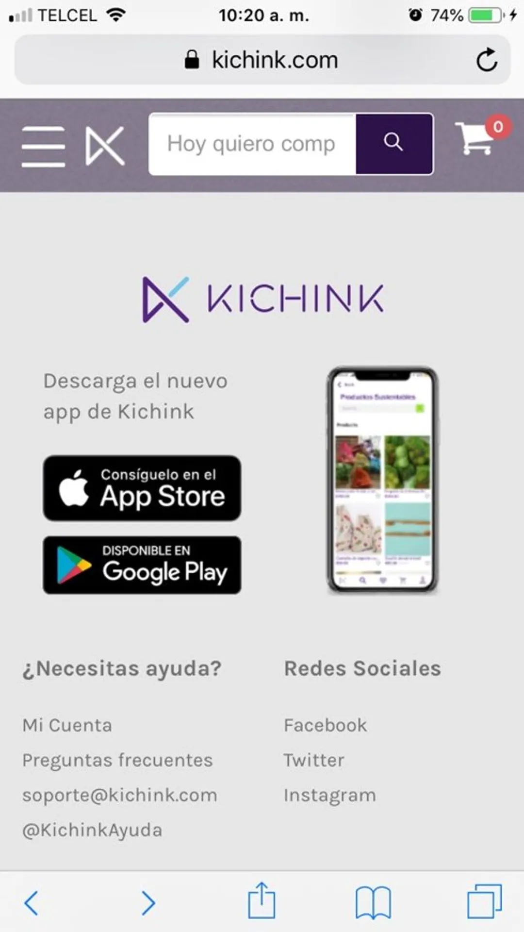 Es una app para vender o comprar productos