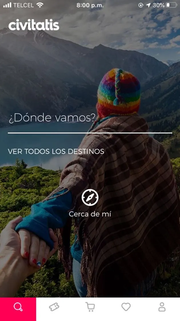 App para reservar tours ✈️