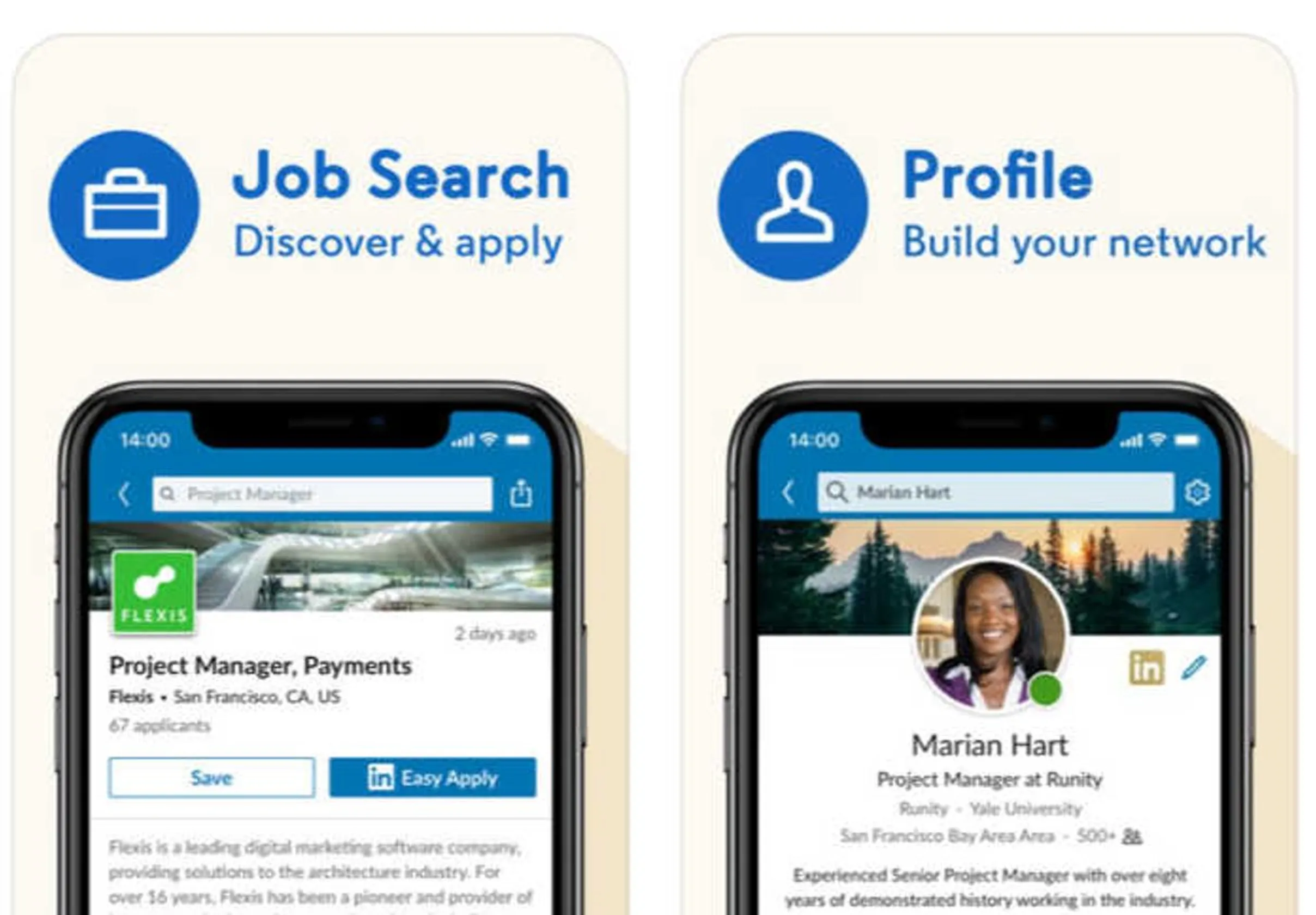LinkedIn app