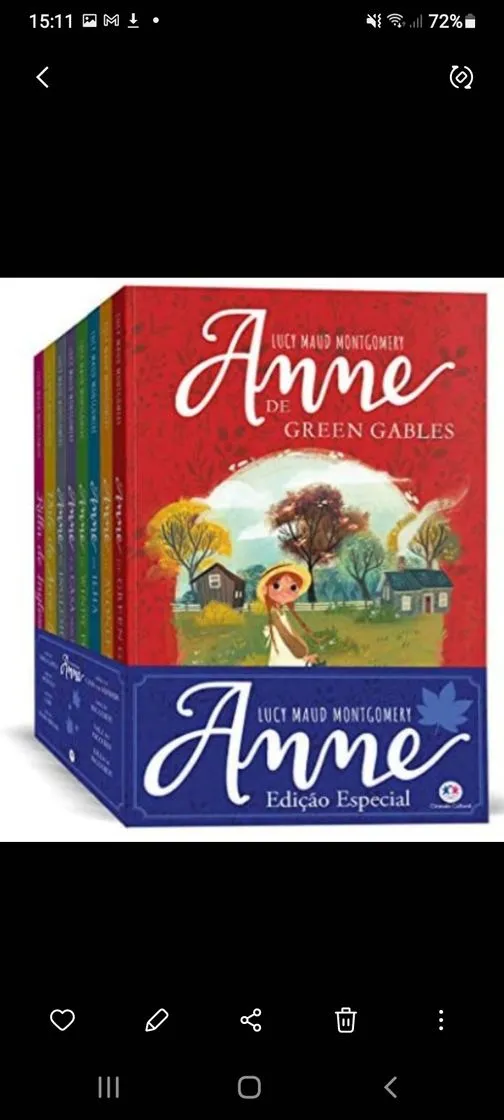 Livro anne I. Pacote de 3 livros: edição especial 1