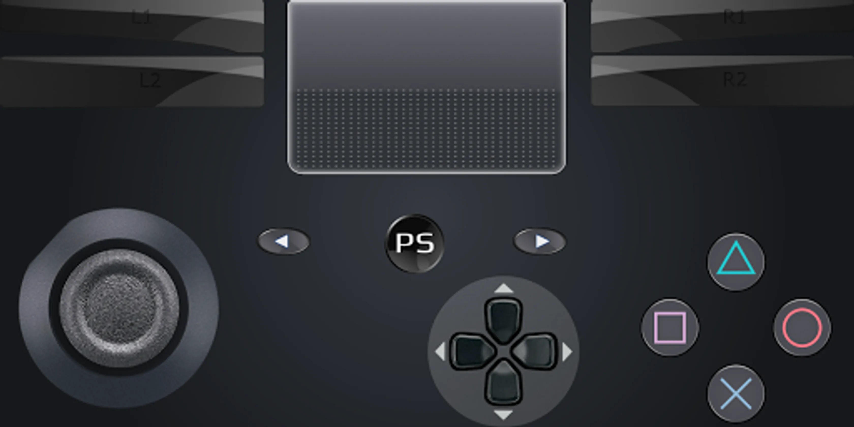 PSPad: Mobile PS4 Dualshock Gamepad.