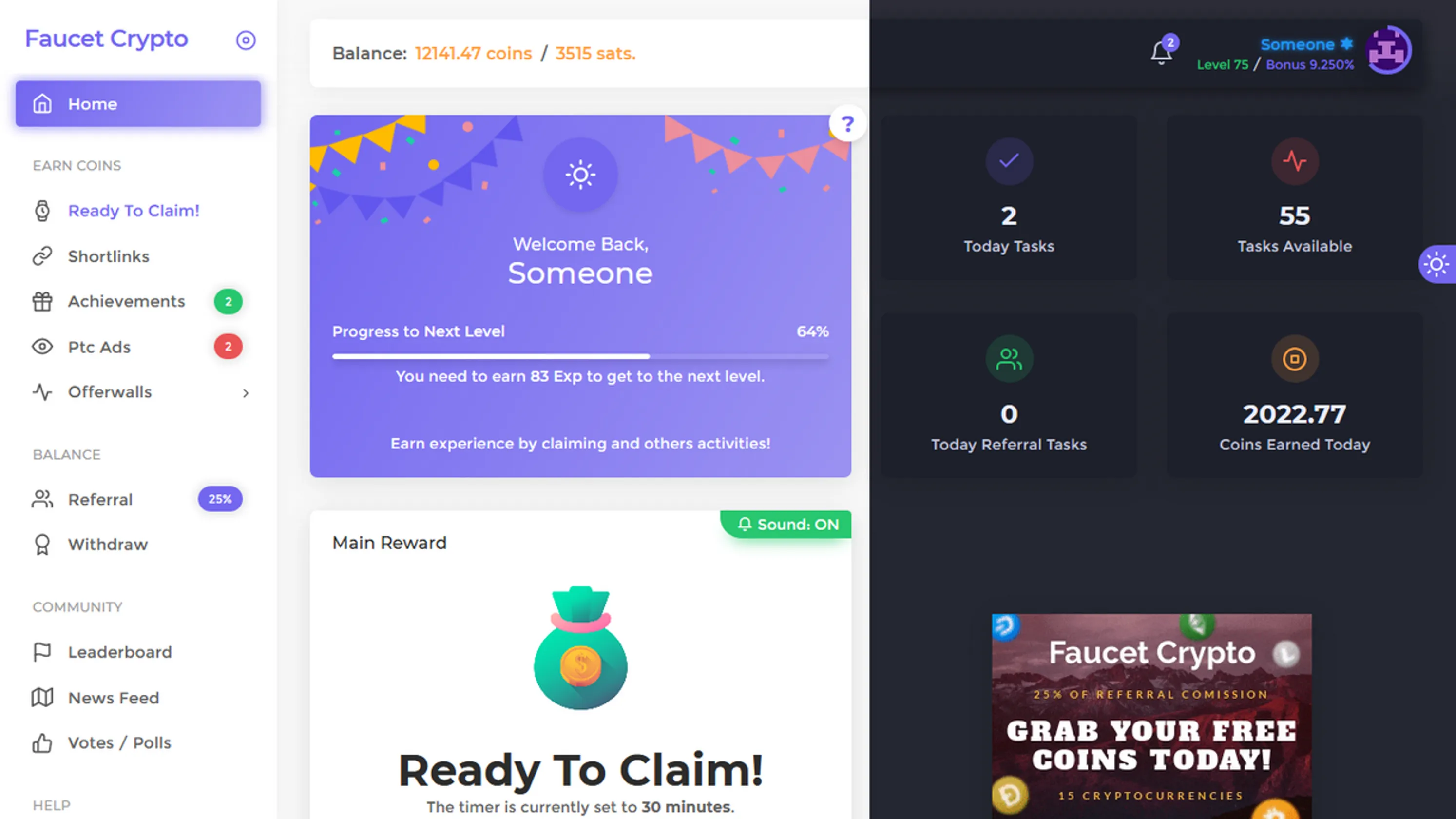 Faucet Crypto