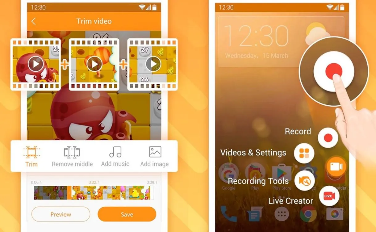 App grabación pantalla
