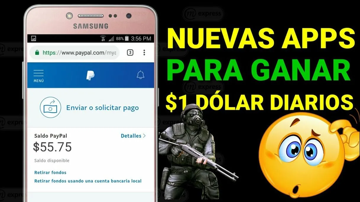 App para ganar dolares para PeyPal