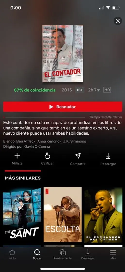 El contador - Netflix