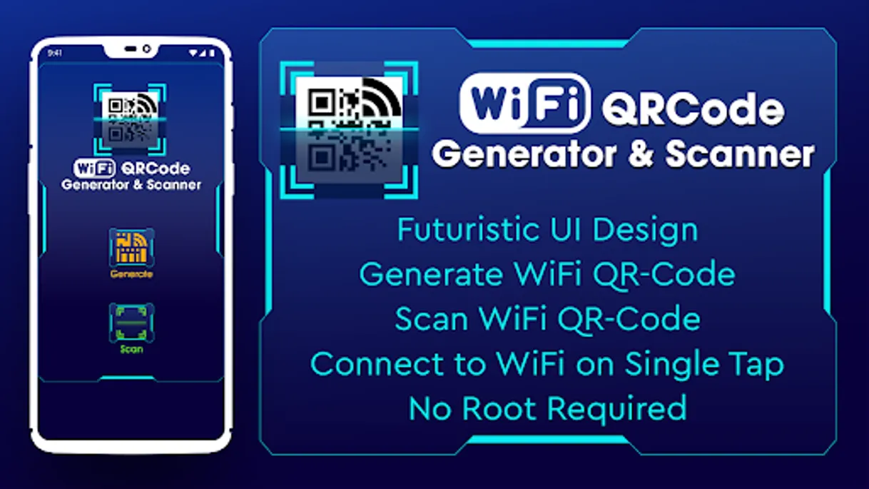 WiFi QR Code Scanner: QR Code Generator Free WiFi - Google Play