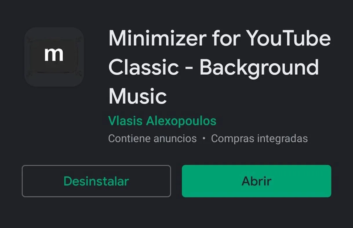 Minimizer for YouTube Classic - Background Music - Google Play