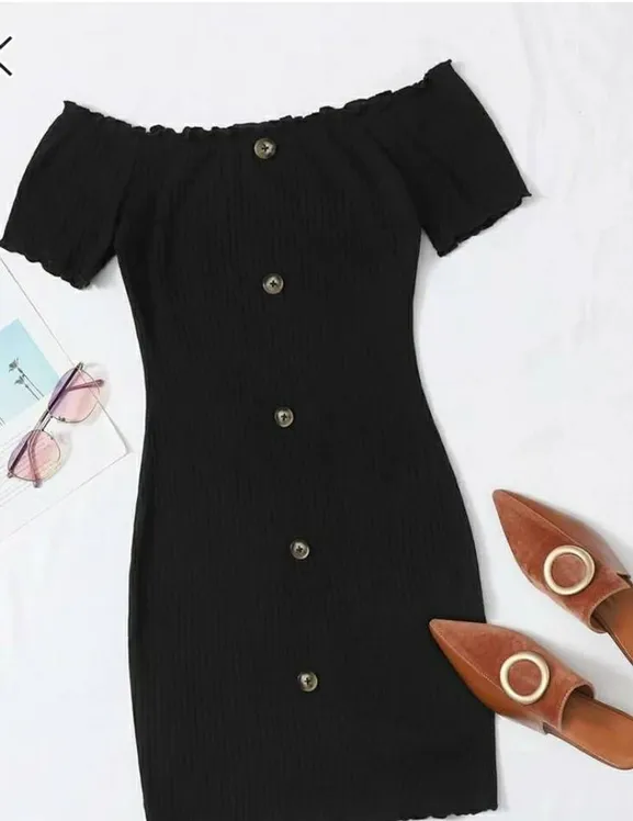 Vestido negro cute💖