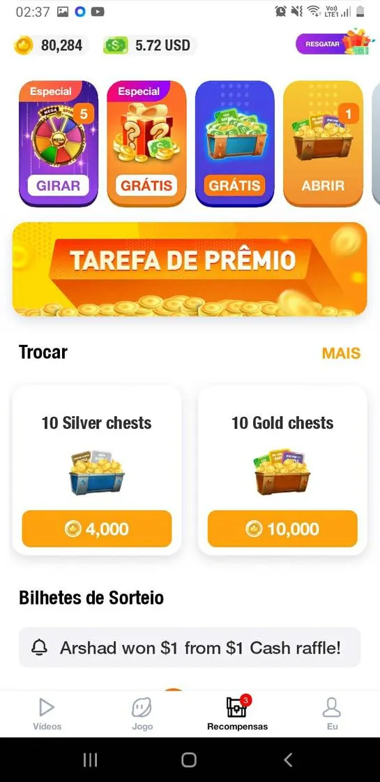 Junte-seaClipClapsagoraparareceber$1