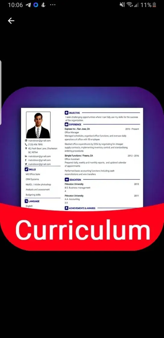 Currículum vitae gratis 2020