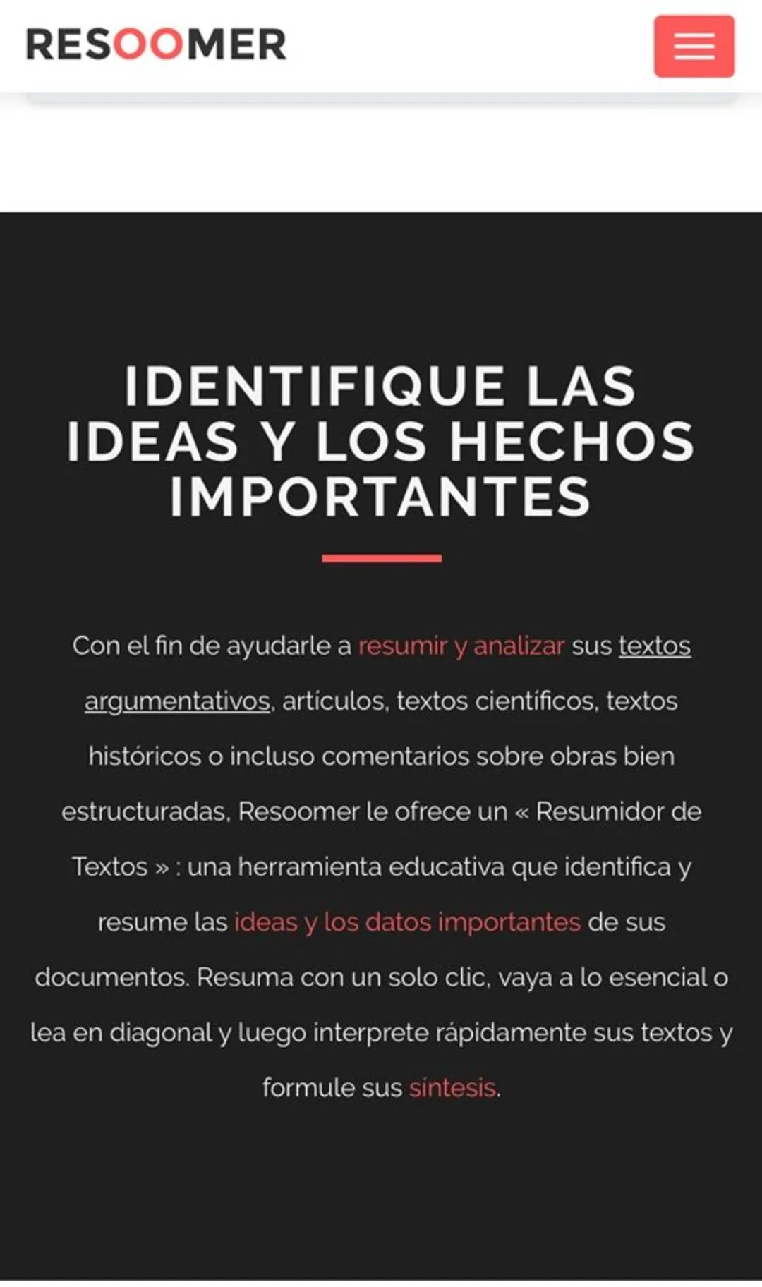 Con esta app podemos resumir cualquier texto, hasta un 50%