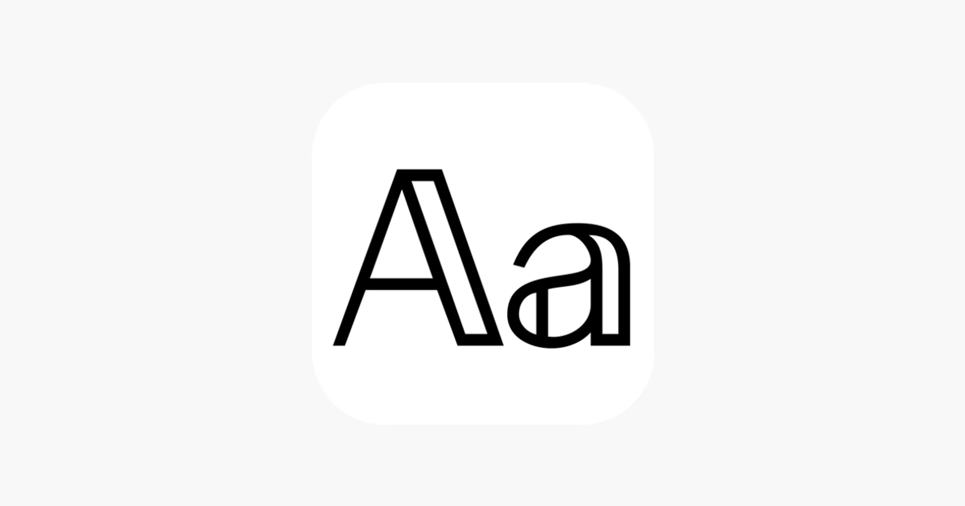Fonts app
