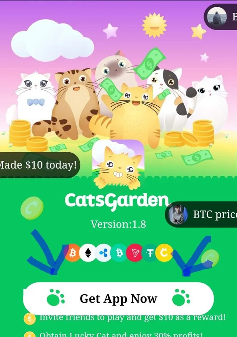 CatsGarden - Gana Crypto