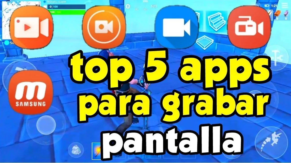 TOP 5 MEJORES APLICACIONES PARA GRABAR PANTALLA ...🔥🦄