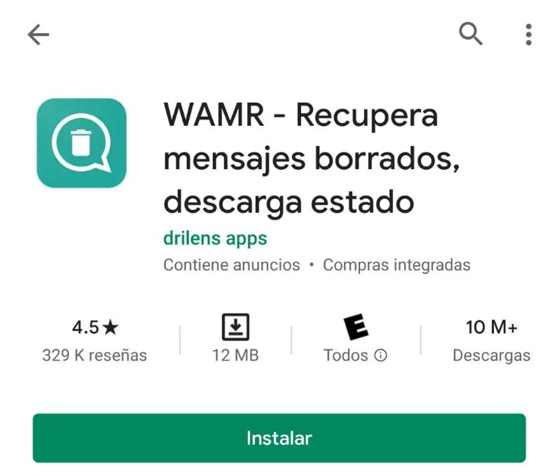 Se te borro una conversación o por error borraste algún chat