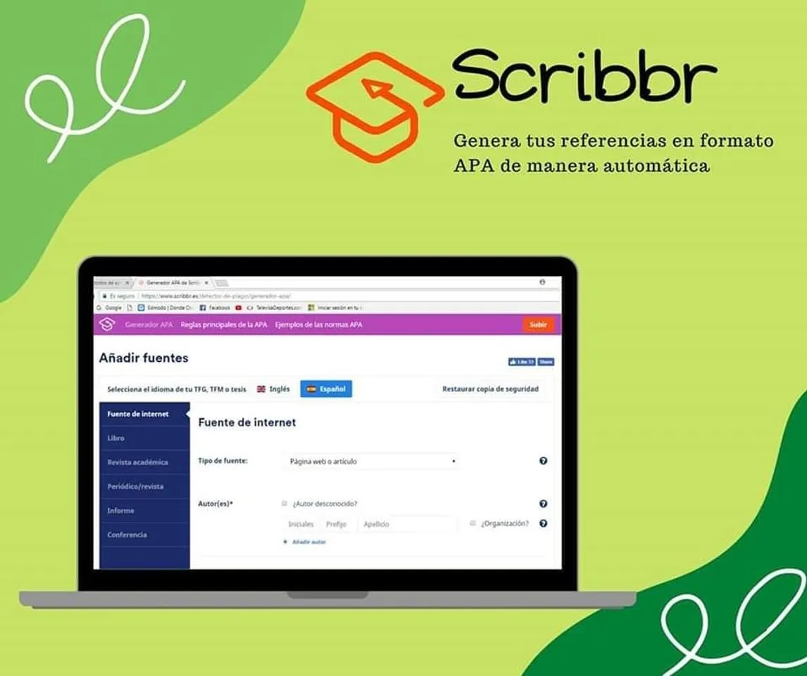 Generador apa scribbr
