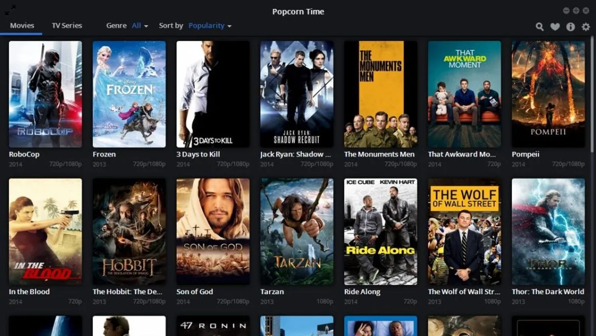 Series y películas