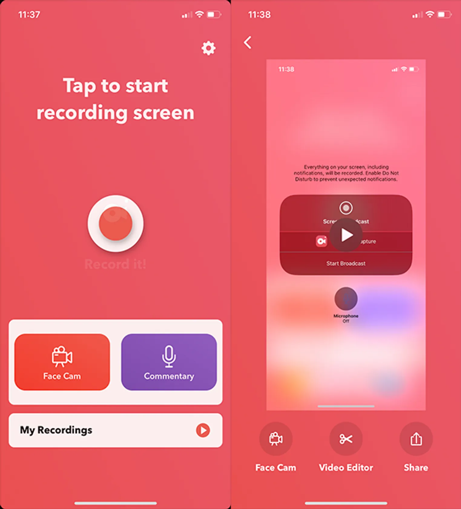 Screen Recorder for Games en App Store