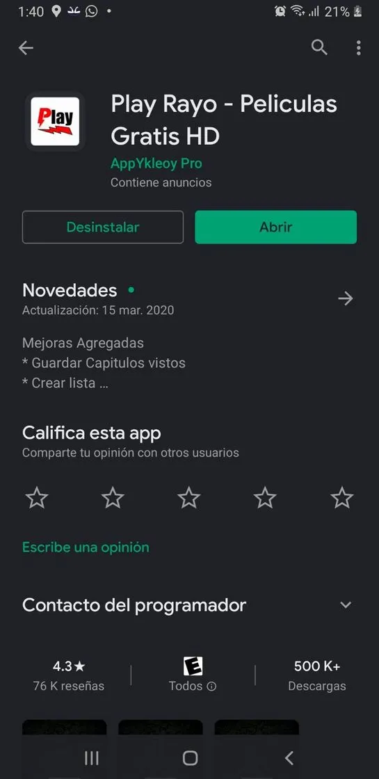 Play rayo-peliculas gratis HD