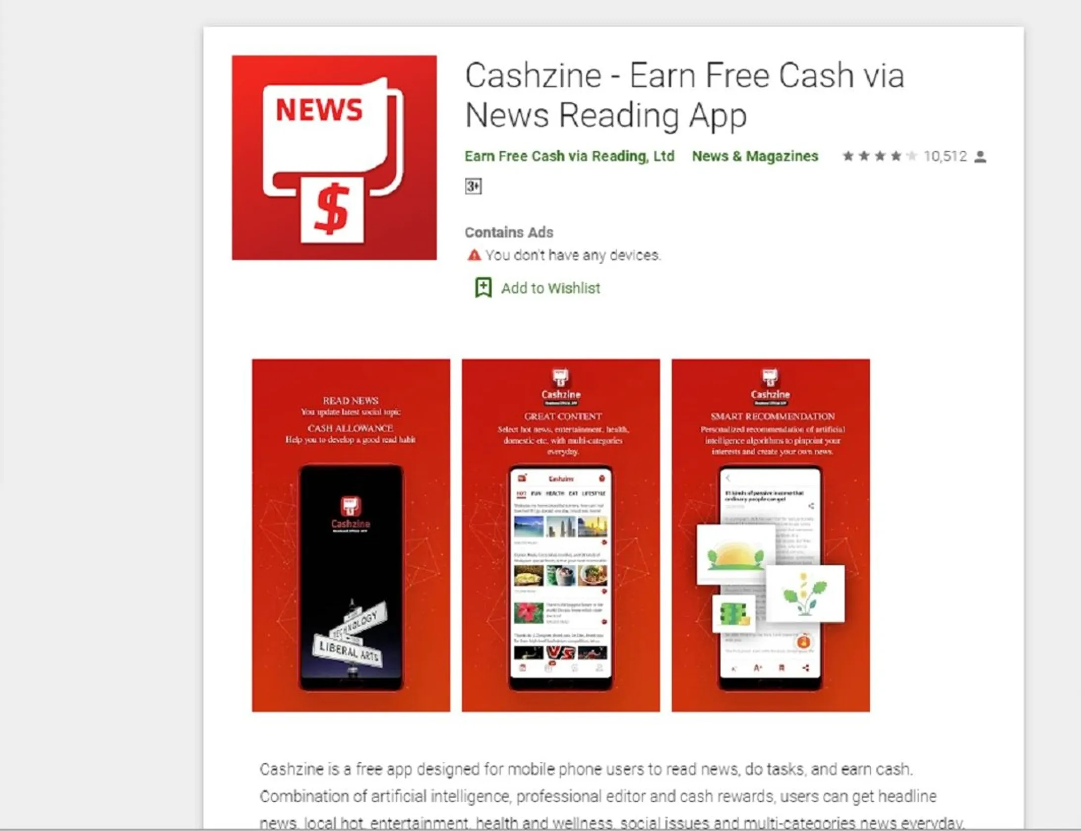 Cashzine