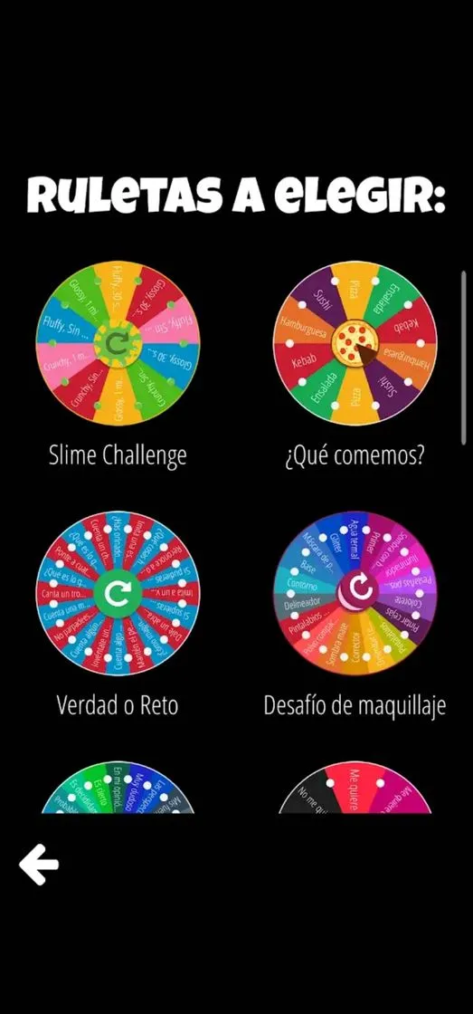 Ruleta de decisiones