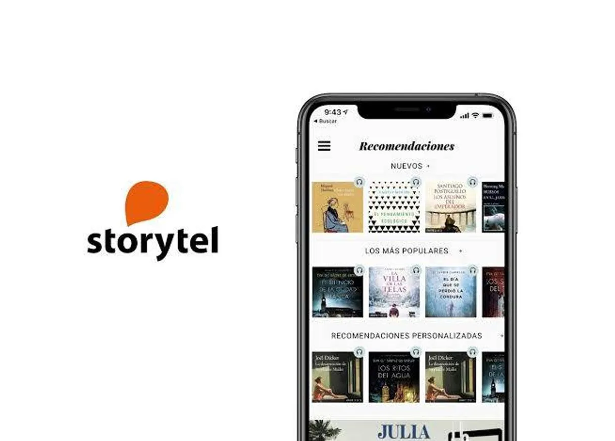 Storytel: Audiolibros y E-books
