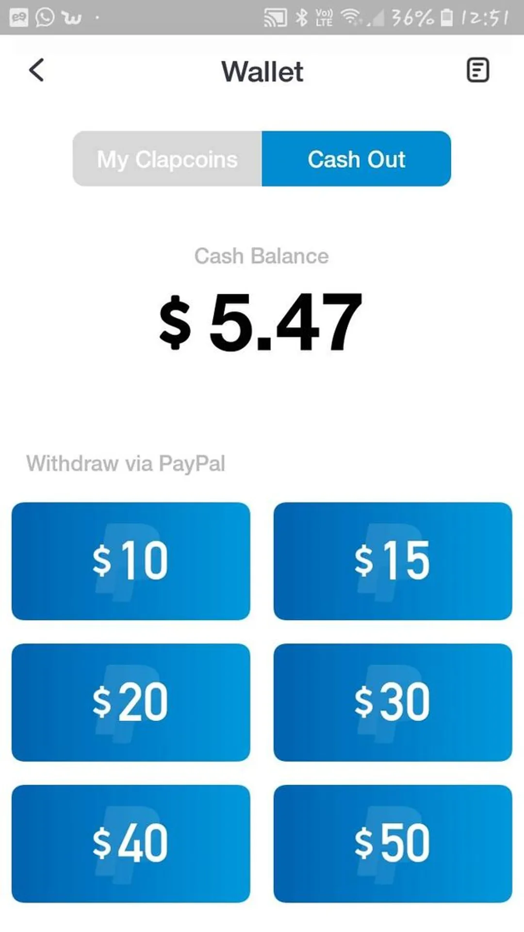 APP CLIPCLAPS pagando em Dólar!