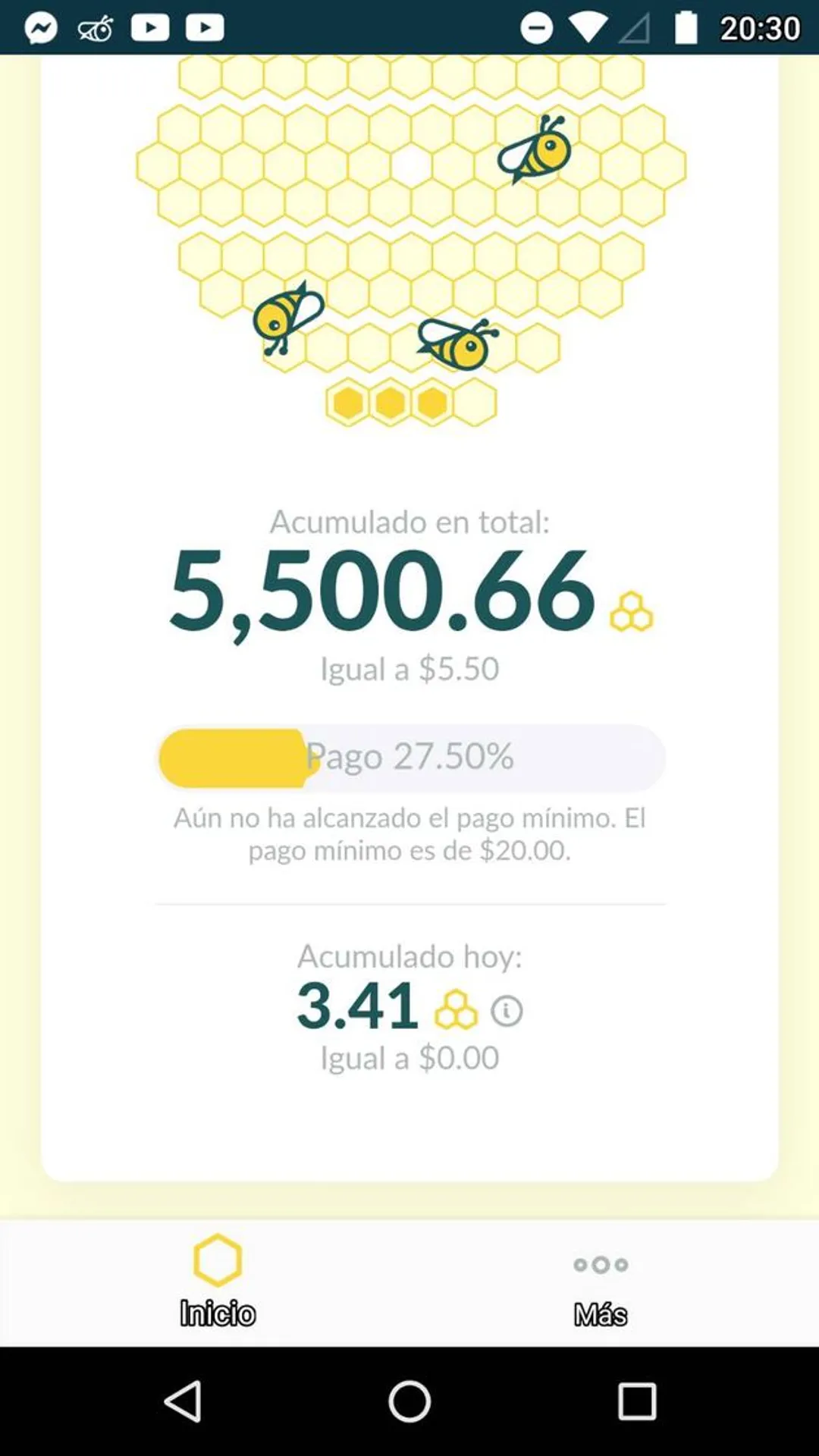 Comienzas con $5 dólares sin hacer absolutamente nada. Chat+