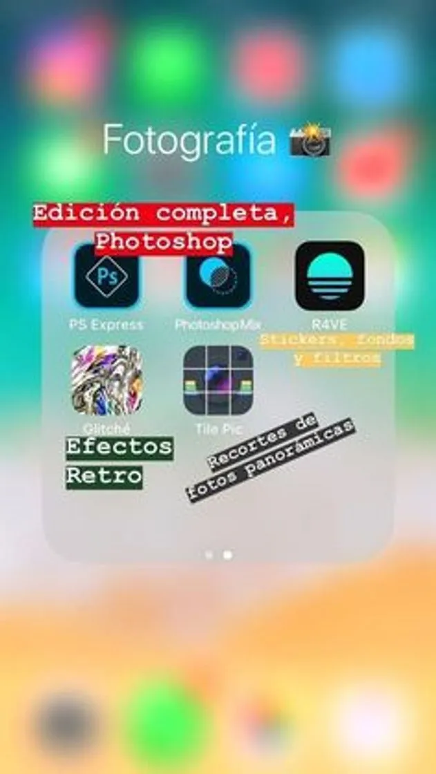 Creas tus propios efectos! Y personalizas tus fotos 💗