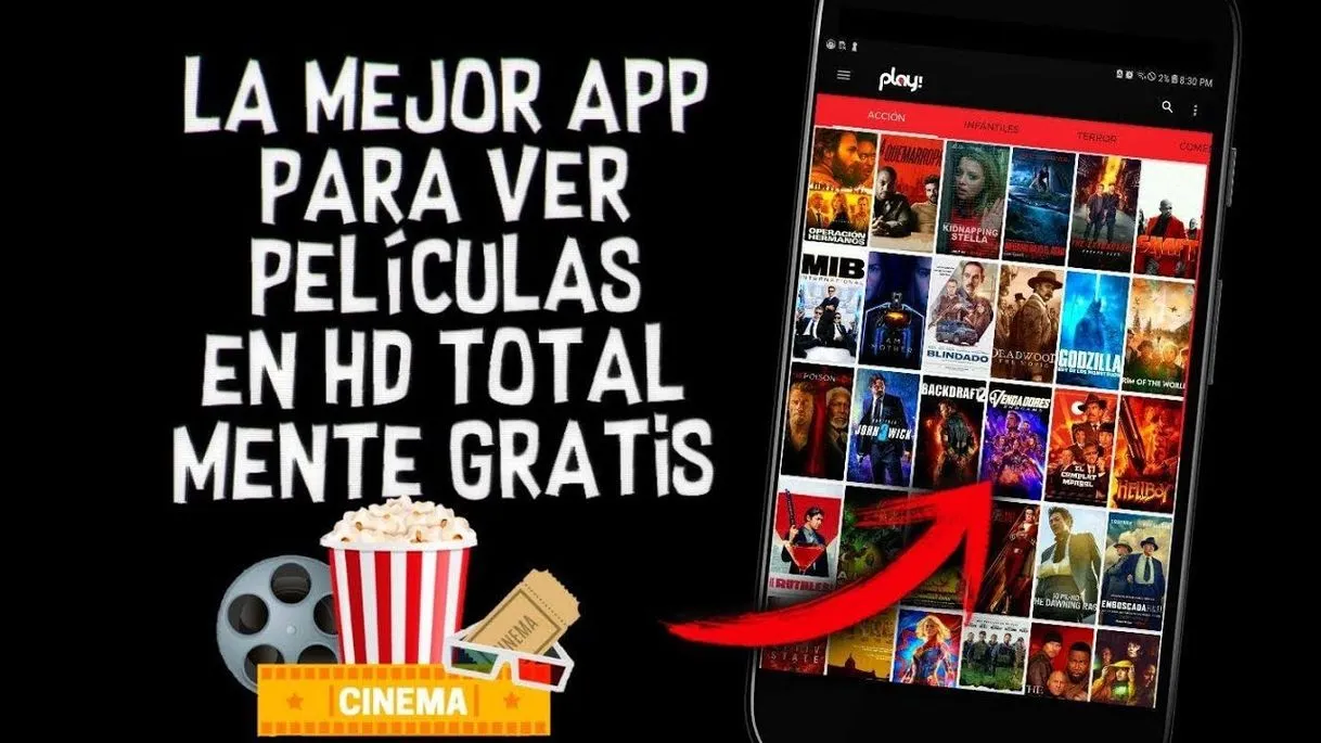 Muy buena app para ver películas