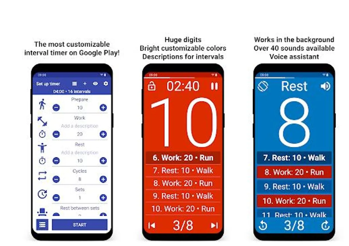 Tabata Timer: Interval Timer Workout Timer HIIT - Apps on Google ...