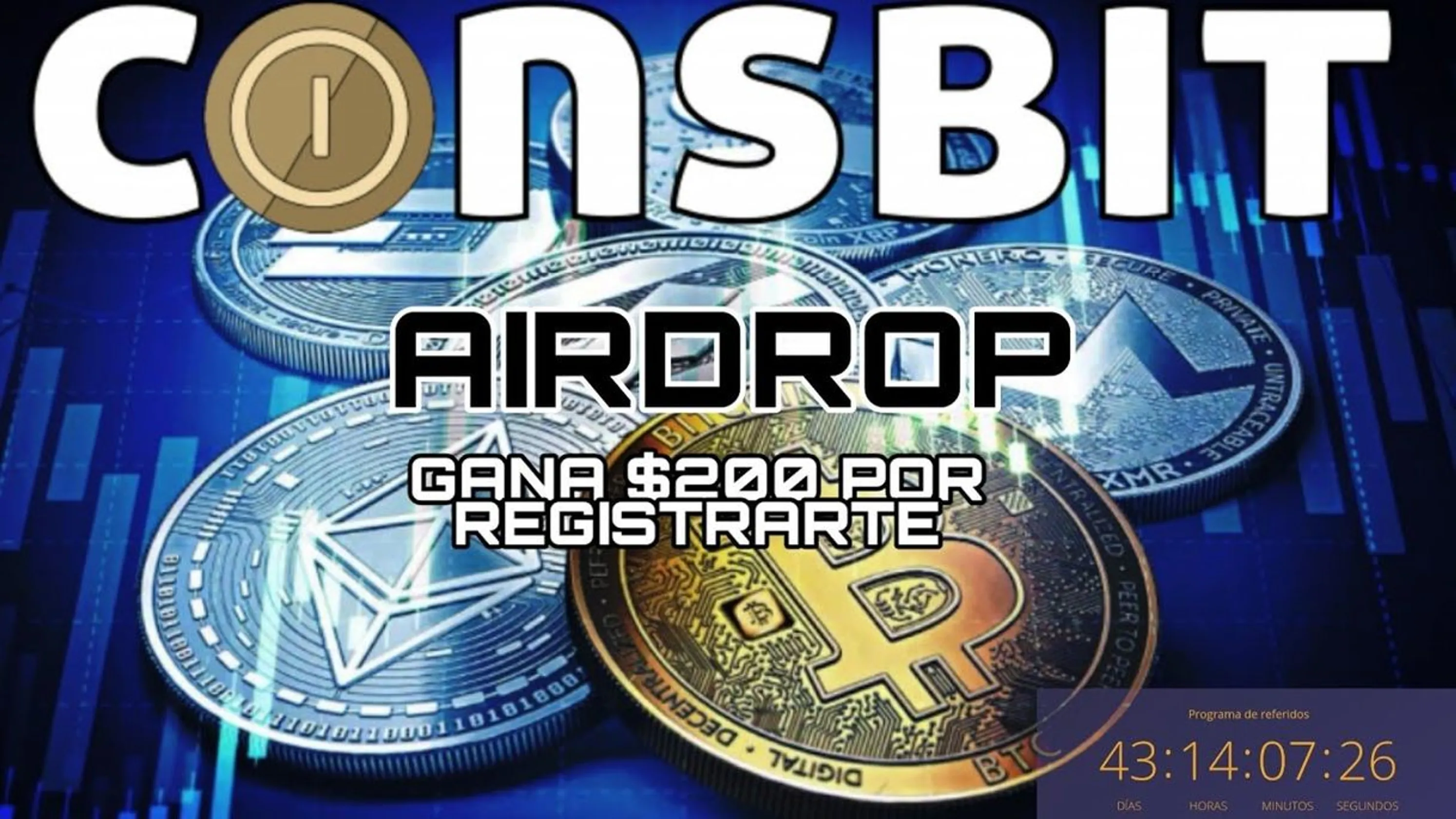 Coinsbit.io ↗️gana por sistema de referido e inversión 💪🔥
