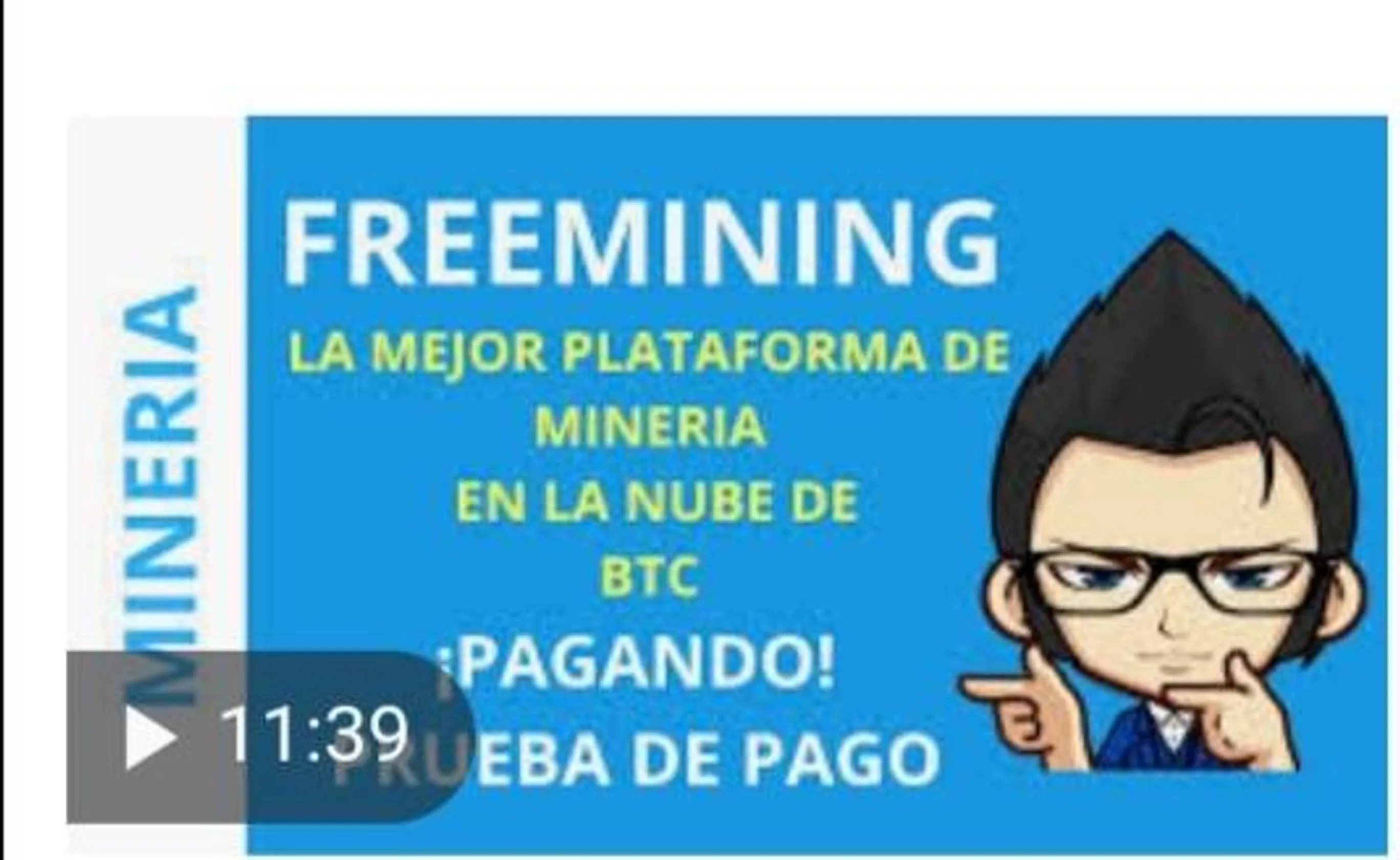Freemining.( Airdrop) mineria en la nube. Seguro