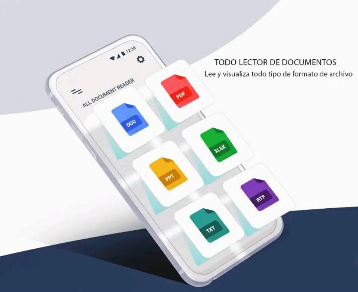 Visor de todos los documentos: Office Suite Doc Reader