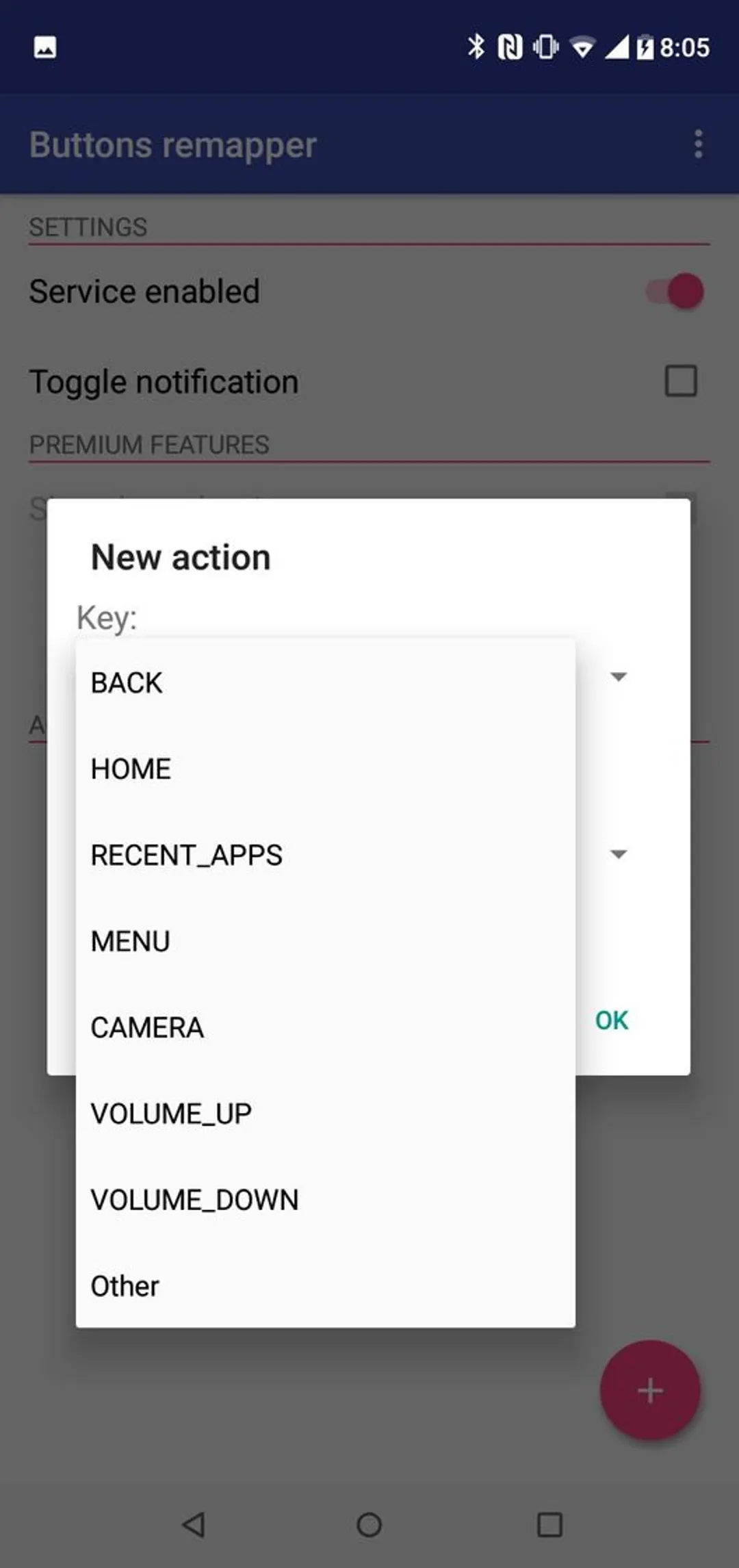 Buttons remapper