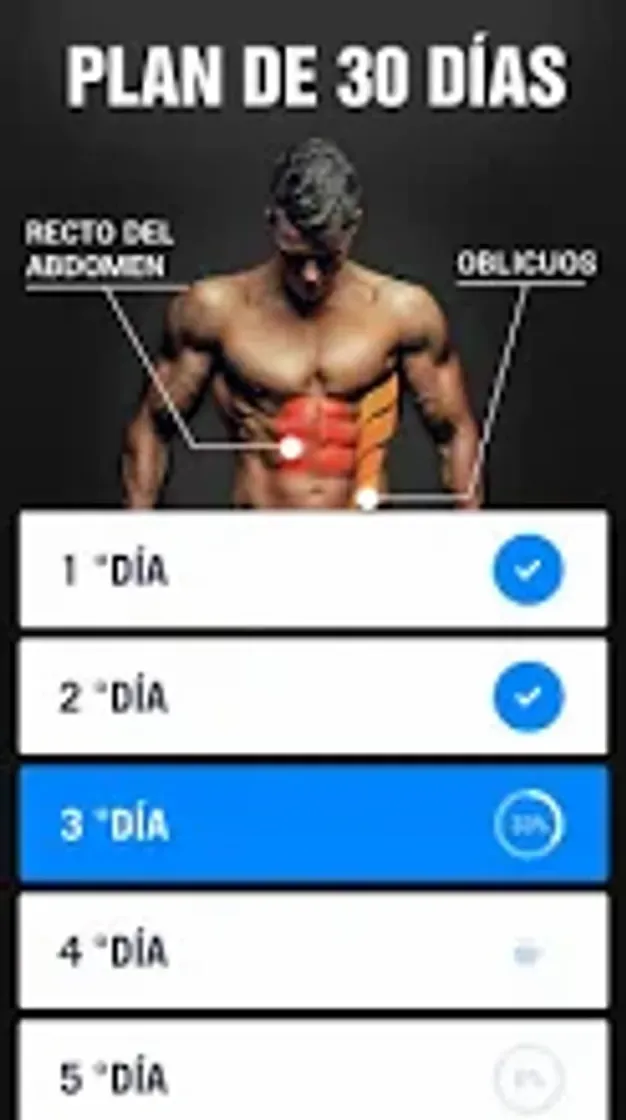 Abdominales en 30 días
