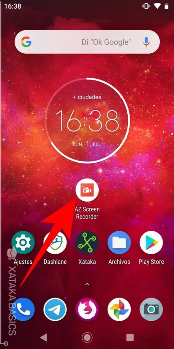 Grabador de pantalla de tu movil