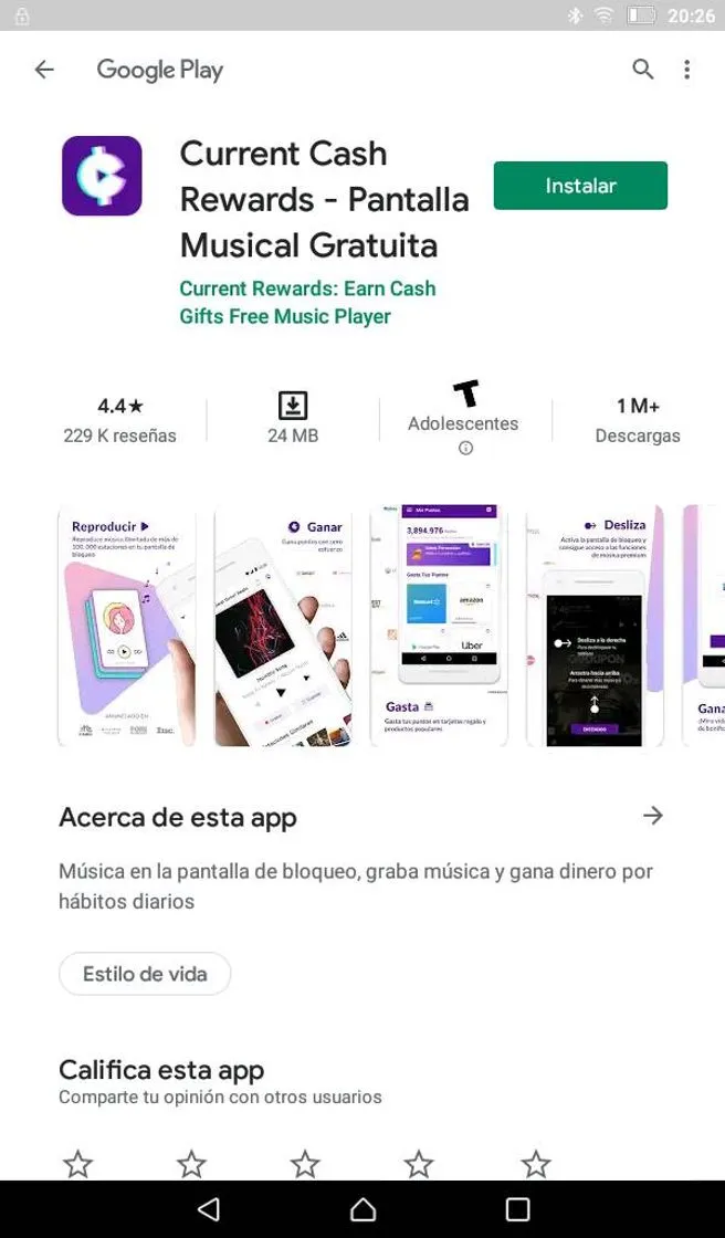 Current apk!!🎧escucha mi sin limites gratis!!😁💗