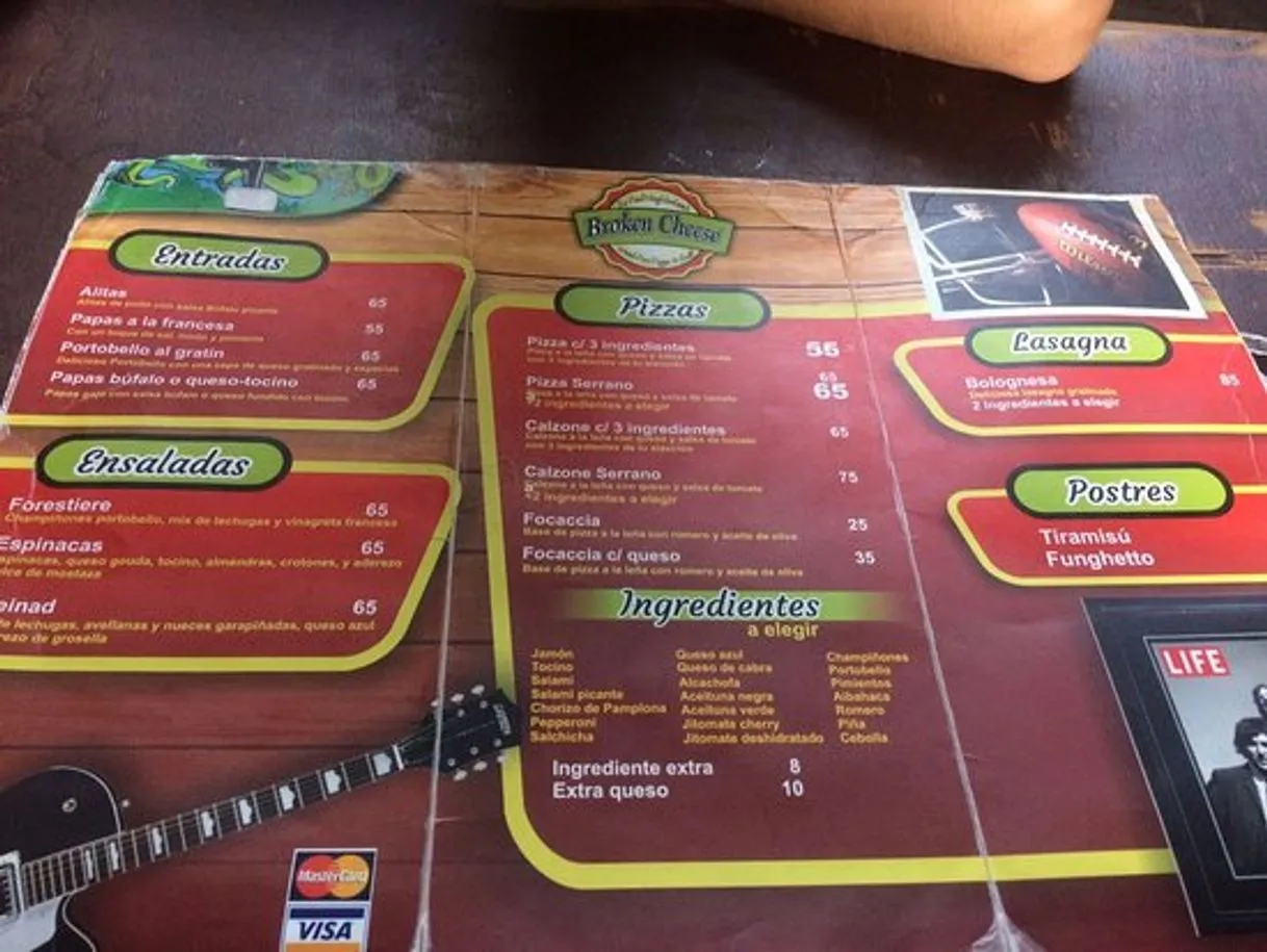 Broken Cheese Pizza San Jorge
