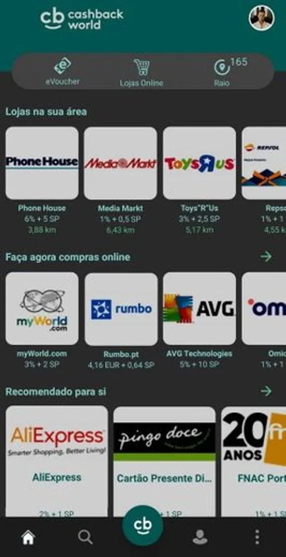 Cashback World app