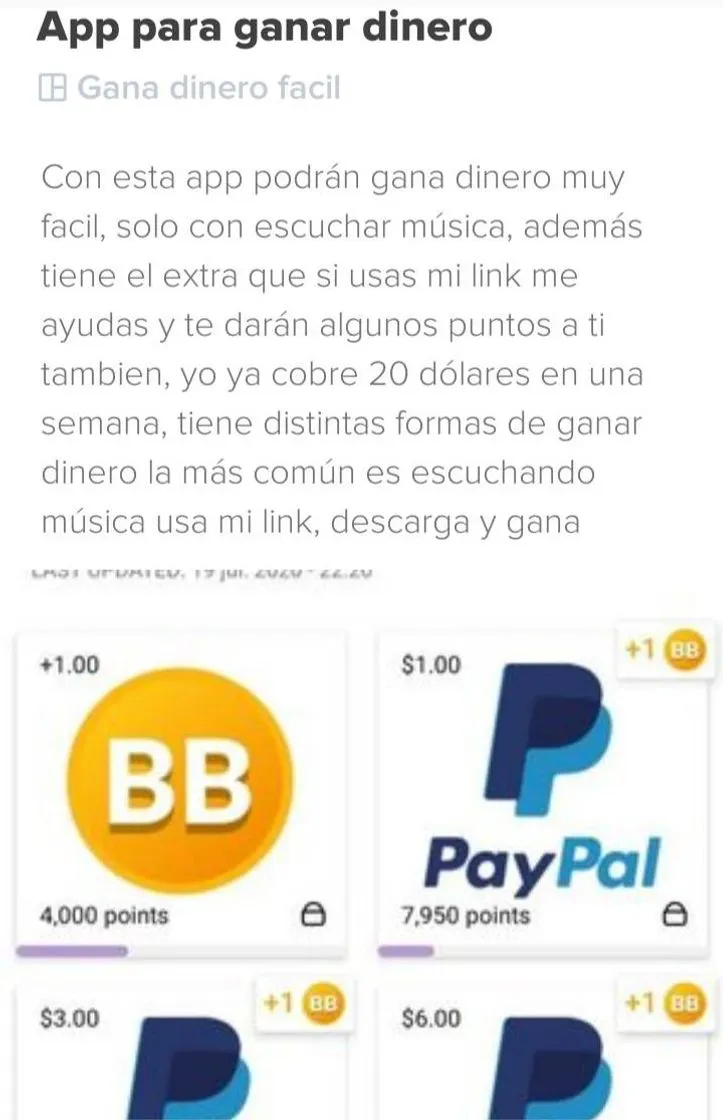 Gana dinero con esta app en Solo 1 semana escuchando música